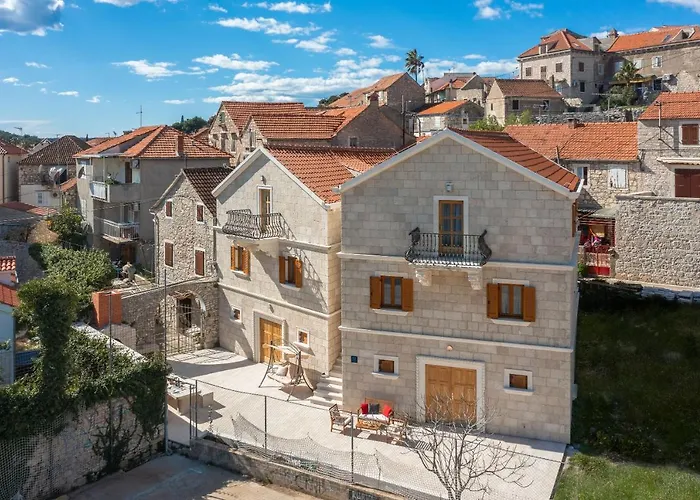 Villa Luxury Stone Nevija With Heated Pool Milna (Brac)