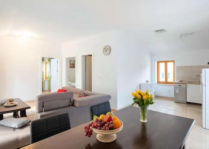 Villa Luxury Stone Nevija With Heated Pool