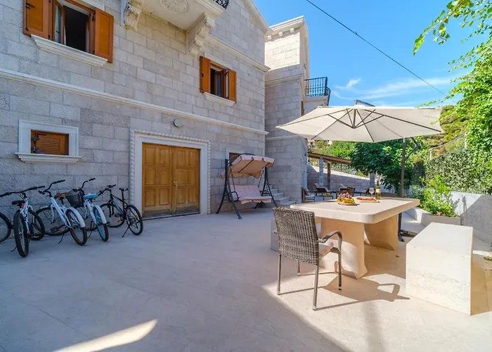 Luxury Stone Nevija With Heated Pool Villa Milna (Brac)