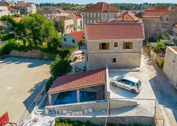 Villa Luxury Stone Nevija With Heated Pool Milna (Brac)